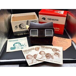 Vintage Sawyer's Model E 3D View-Master Viewer w/ All Original Box & Paperwork